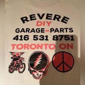 Moto Revere DIY garage tee